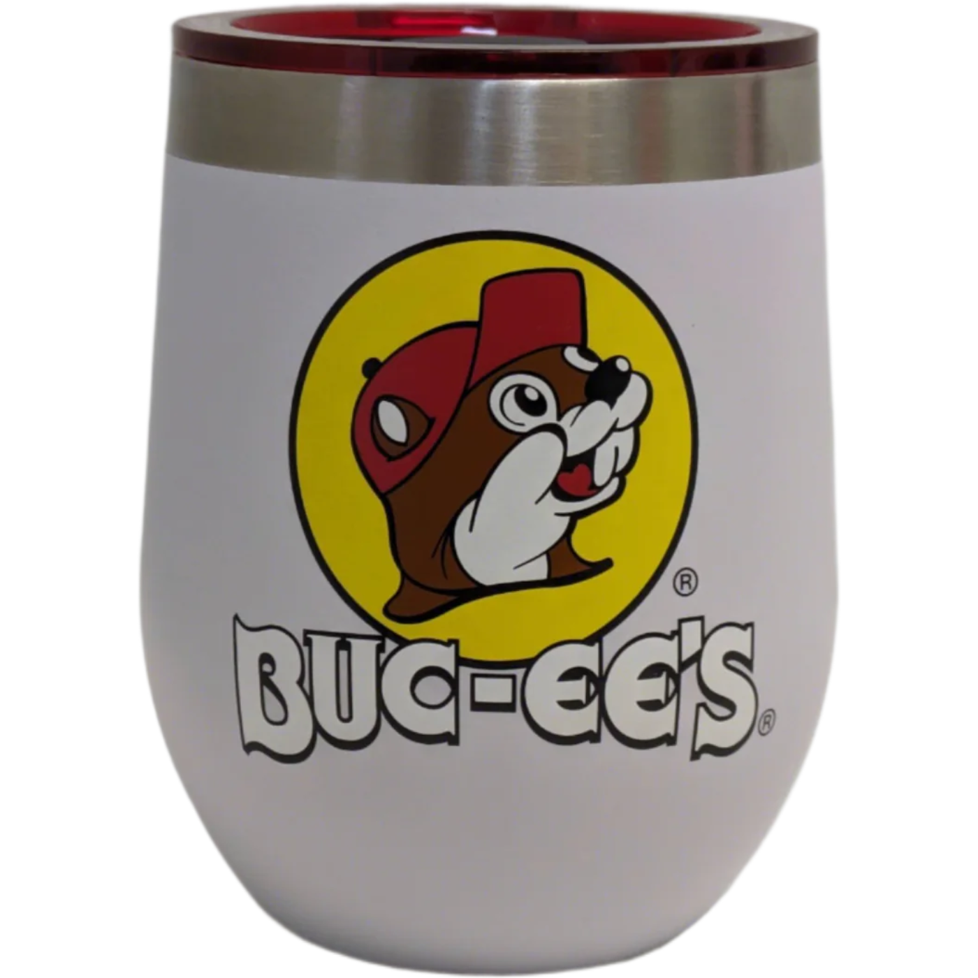 Buc-ee’s White Tumblers – 10oz & 20oz Reusable Drink Cups – Travel, Cold & Hot Beverages