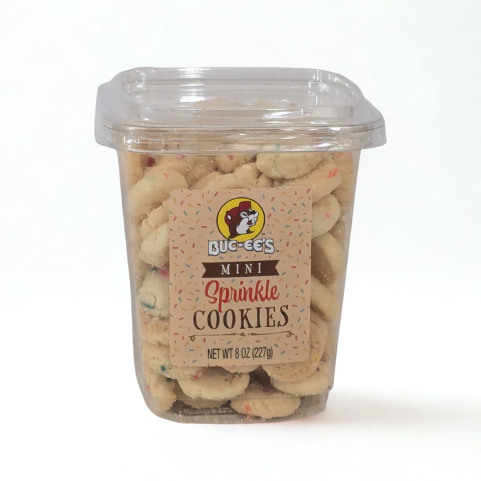 Buc-ee’s Mini Cookies 5 Individual Flavors – Chocolate Chip, Lemon Crisp, Cinnamon Churro, Sweet & Salty, Party Sprinkle