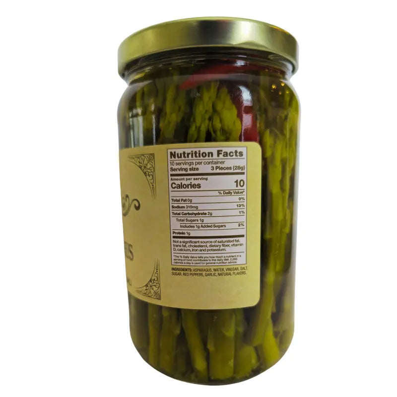 Buc-ee’s Pickled Asparagus Spears – Gluten-Free Texas Snack – 16oz Jar – Gourmet Pickled Veggies for BBQ & Charcuterie