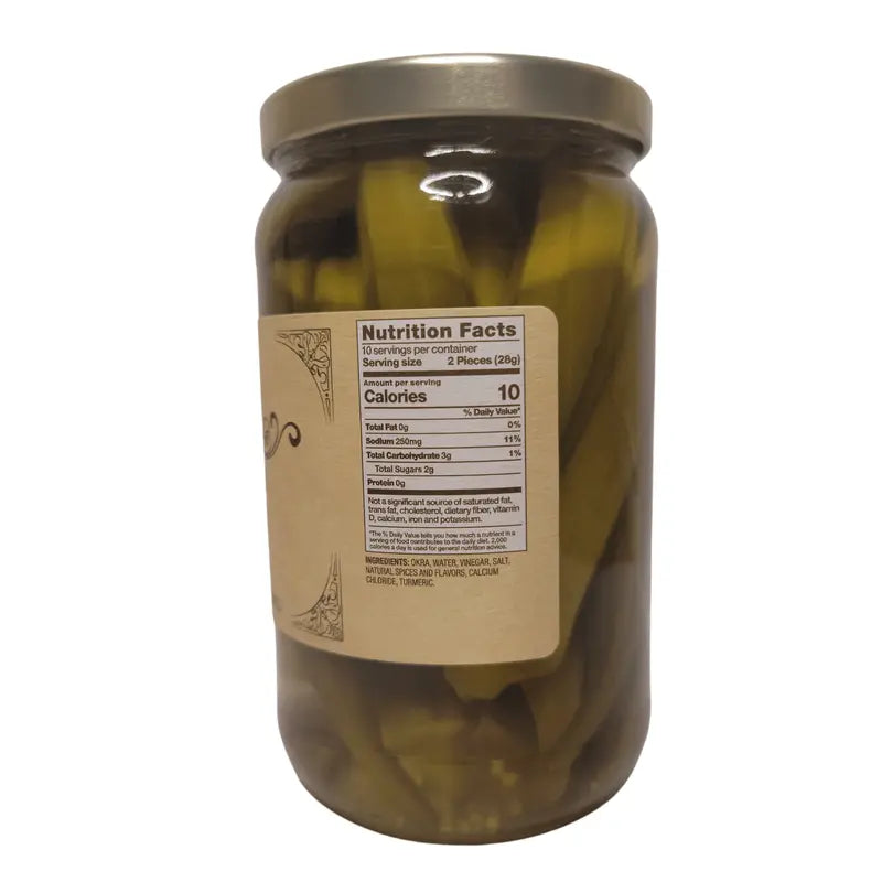 Buc-ee's Pickled Okra – Crunchy Gluten-Free Southern Snack in a Jar of Bold, Tangy Flavor