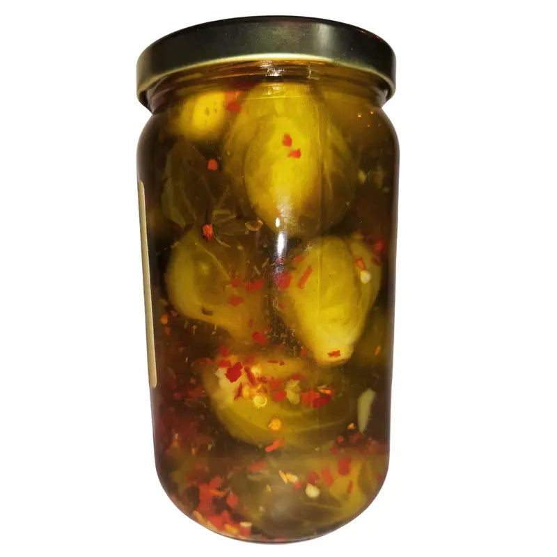 Buc-ee’s Spicy Pickled Brussel Sprouts – Gluten-Free Texas Snack – Garlic & Salt Marinated Veggies