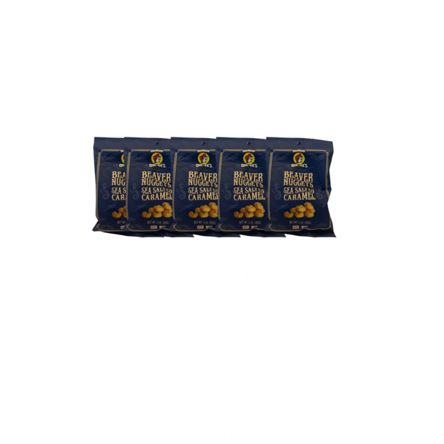 Buc-ee's Beaver Nuggets - Sea Salted Caramel 3oz (5 Pack)