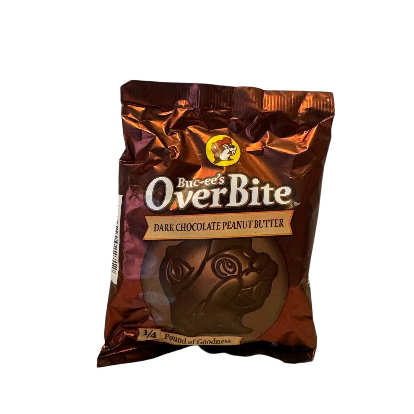 Buc-ees Overbite Dark Chocolate Peanut Butter rich creamy candy treat