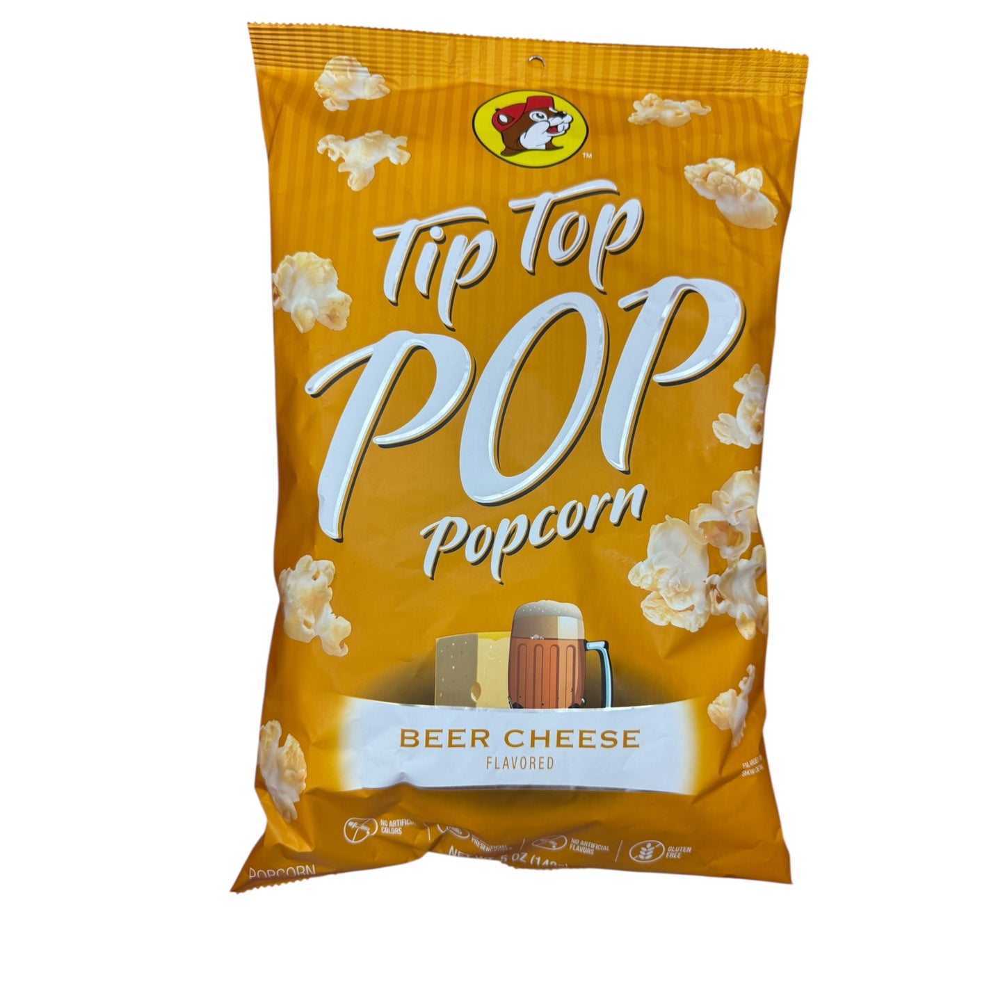 Buc-ee’s Tip Top Beer Cheese popcorn 5oz bag