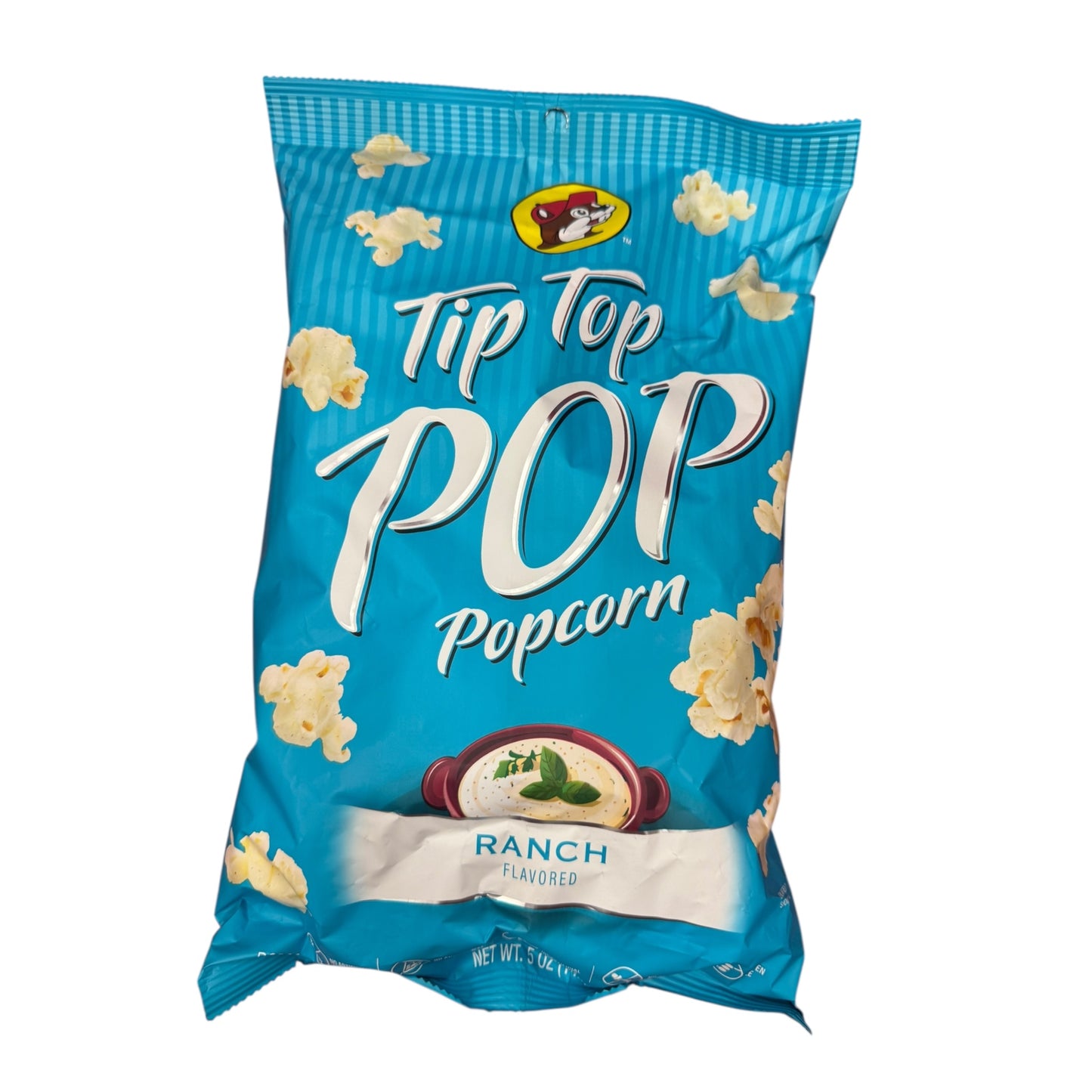 Buc-ee’s Tip Top Ranch popcorn 5oz bag
