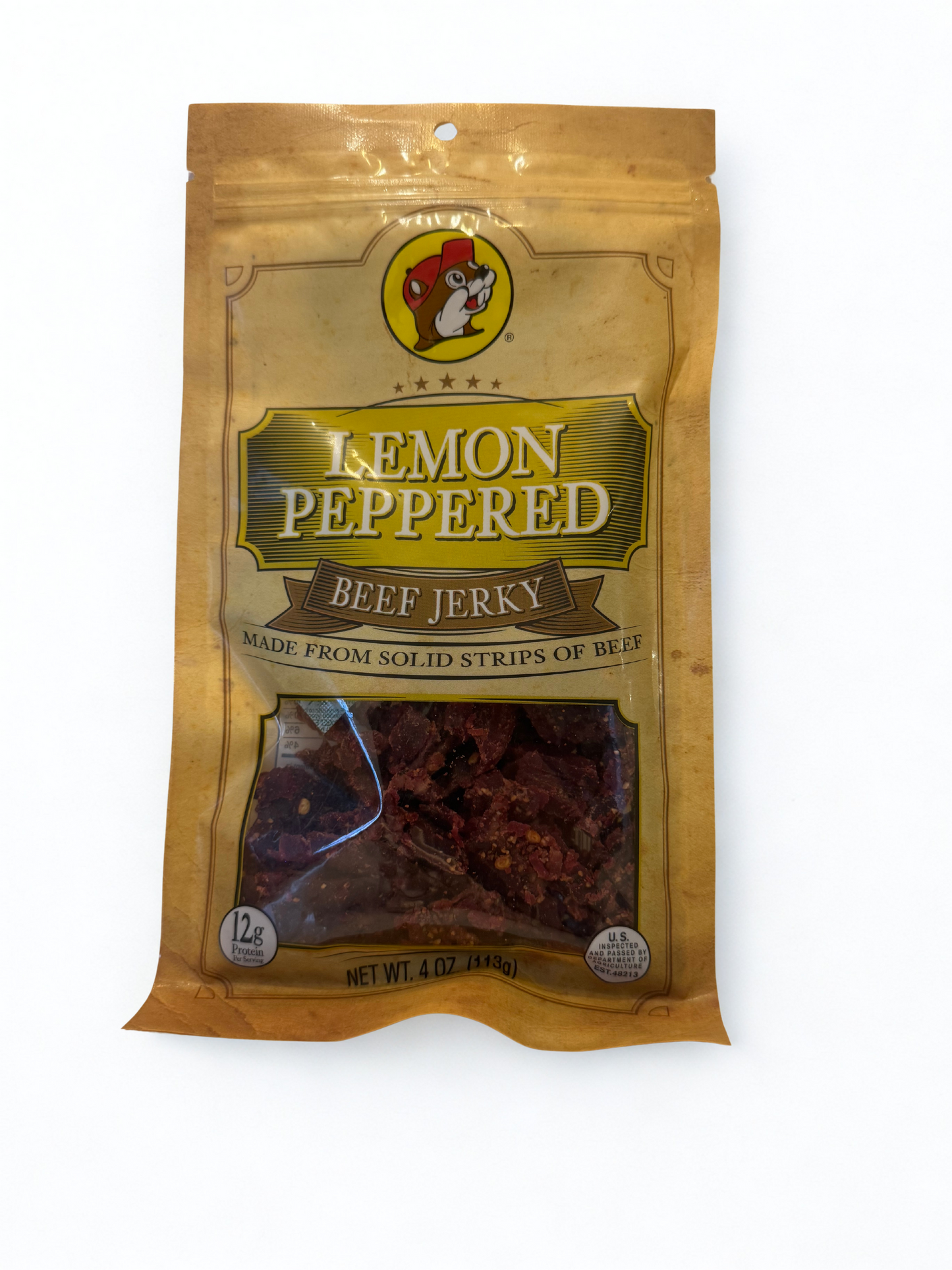 Buc-ee’s Beef Jerky – 4oz High-Protein Gluten-Free Snack – 13 Bold Flavors Including Ghost Pepper & Teriyaki