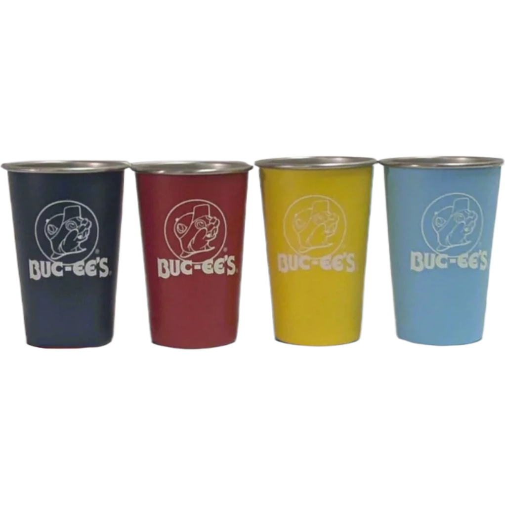 Buc-ee's Color-Change Metal Pint Set