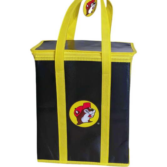 Buc-ee’s Cooler Bag – Insulated, Reusable Lunch & Picnic Bag – Travel, Outdoor, Grocery