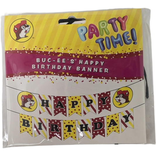 Buc-ee's Happy Birthday Banner