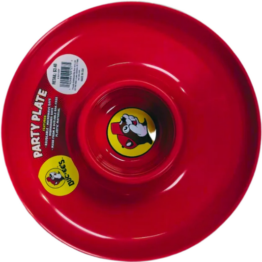 Buc-ee's Plastic Plate