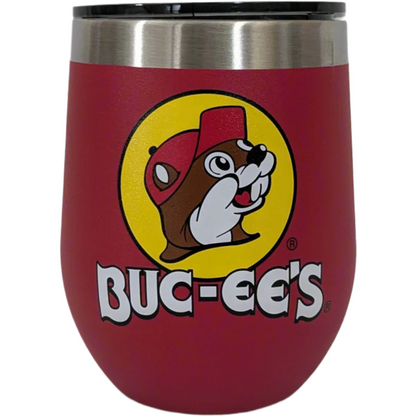 Buc-ee’s 10 oz Red Insulated Tumbler with Mascot Logo – Compact, Durable Hot & Cold Drinkware