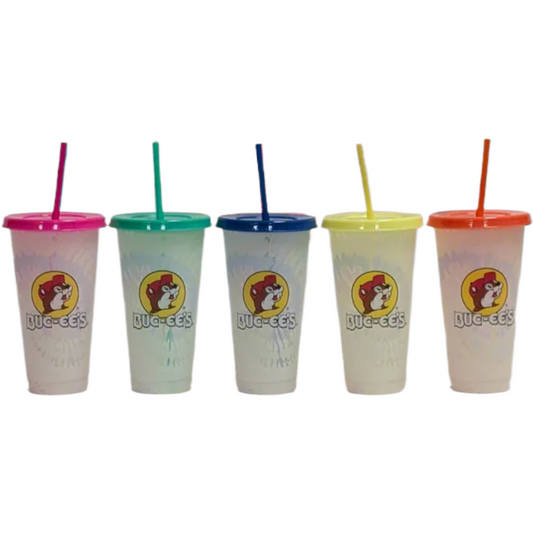 Buc-ee's Tie-Dye Color-Changing Tumblers