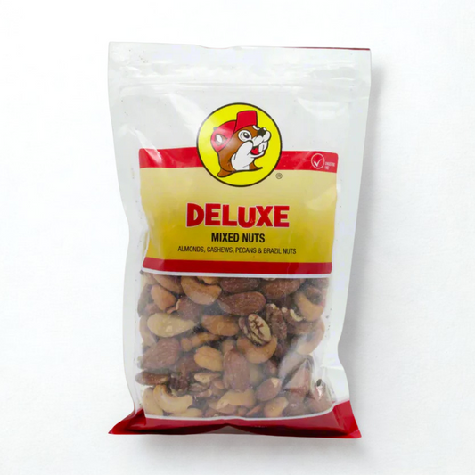 Buc-ee’s Deluxe Mixed Nuts – Cashews, Almonds, Pecans, & Brazil Nuts Snack Mix