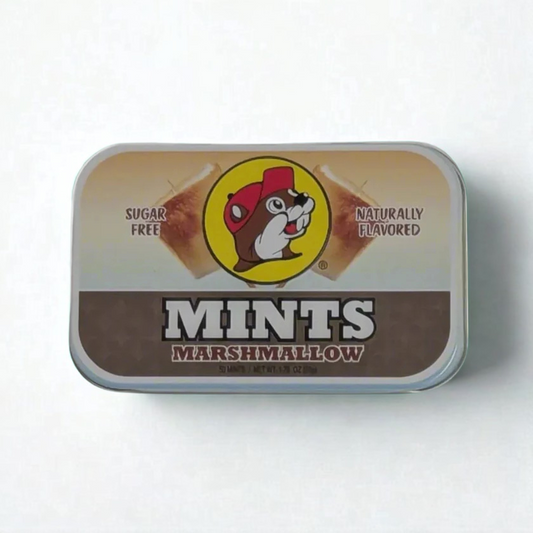 Buc-ee’s Sugar-Free Breath Mints in Travel Tin – Freshen Breath with 6 Bold Flavors