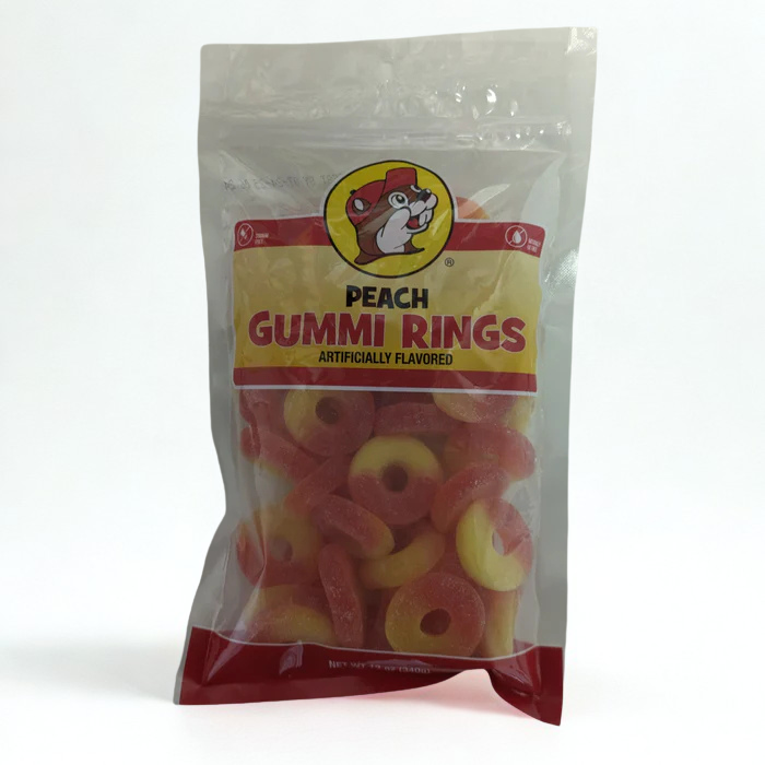Buc-ee’s Gummi Rings – Original & Chamoy Flavors Candy Snack