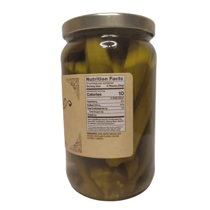 Buc-ee's Pickled Okra – Crunchy Gluten-Free Southern Snack in a Jar of Bold, Tangy Flavor