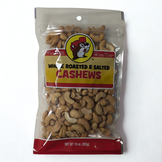 Buc-ee’s Flavored Cashews – Roasted & Salted, Honey Roasted, Barbecue & Better Than A Bagel