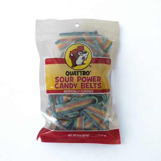 Buc-ee’s Gummy & Sour Candy – 7 Individual Fruity Flavors: Candy Belts, Sour Gummis, & regular gummis