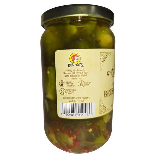 Buc-ee’s Spicy Pickled Brussel Sprouts – Gluten-Free Texas Snack – Garlic & Salt Marinated Veggies