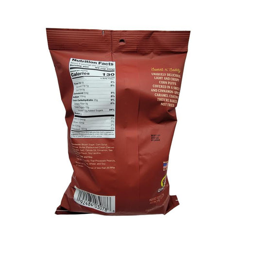 Buc-ee’s Cinnamon Sweet Beaver Nuggets – Crunchy Puffed Corn Snack, 10 oz Bag