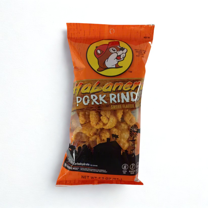 Buc-ee’s Pork Rinds – Original, Chili Limón, Dill, BBQ & Habanero