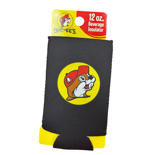 Buc-ee’s 12oz black koozie for bottles and cans