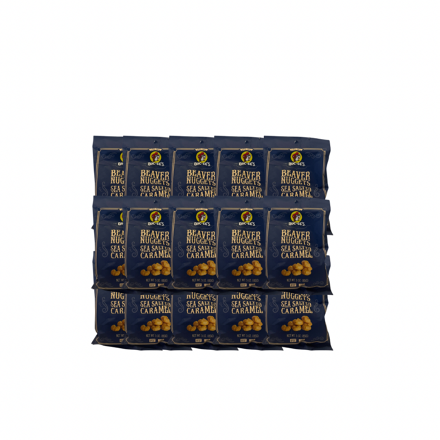 Buc-ee's Beaver Nuggets - Sea Salted Caramel 3oz (15 Pack)