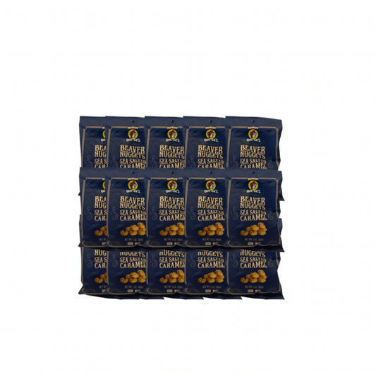 Buc-ee's Beaver Nuggets - Sea Salted Caramel 3oz (15 Pack)