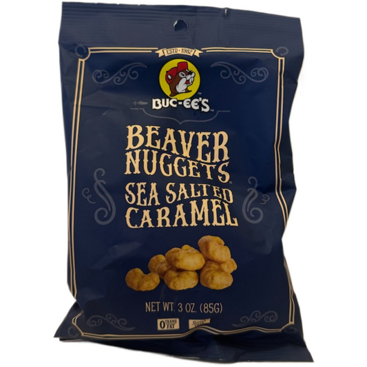 Buc-ee's Beaver Nuggets - Sea Salt Caramel (3oz bag)