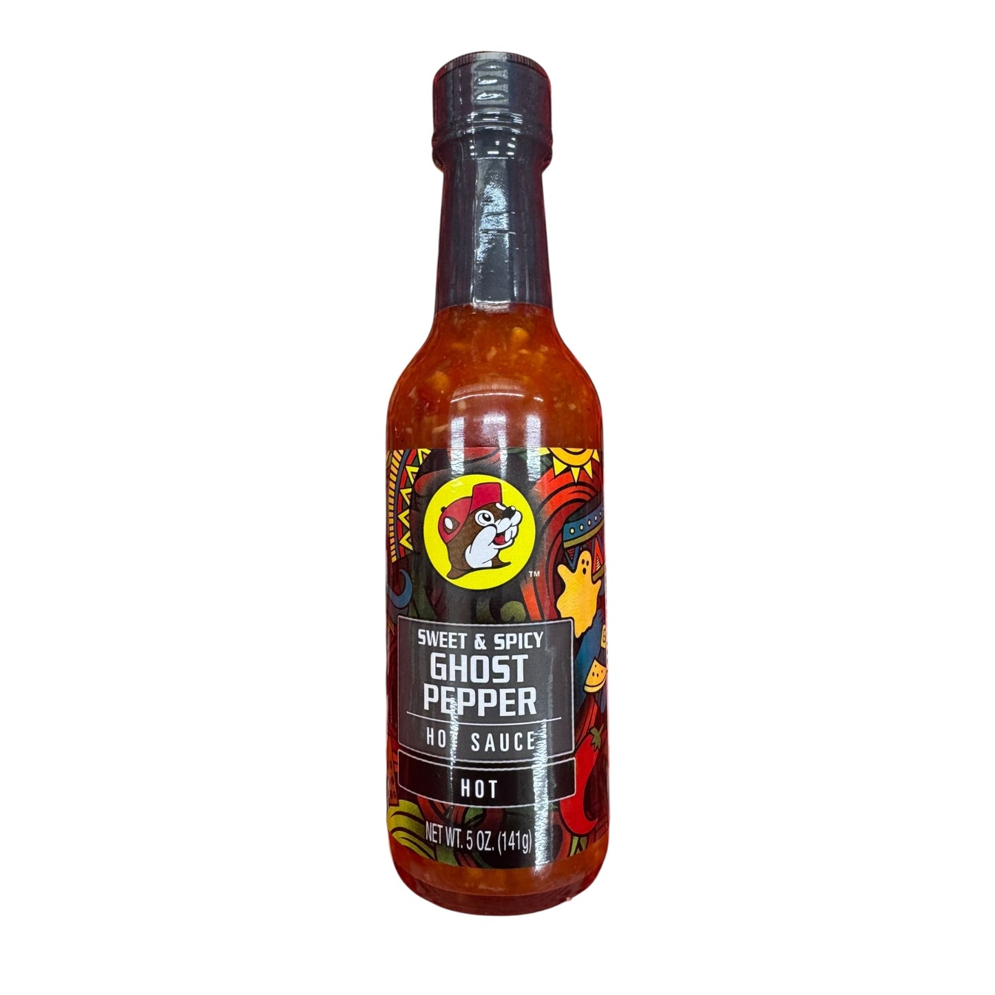 Buc-ee’s ghost pepper hot sauce bottle