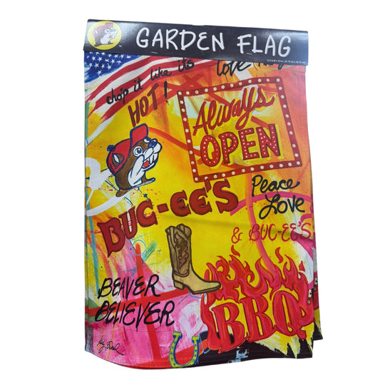 Buc-ee’s Texas Pride ‘Always Open’ garden flag