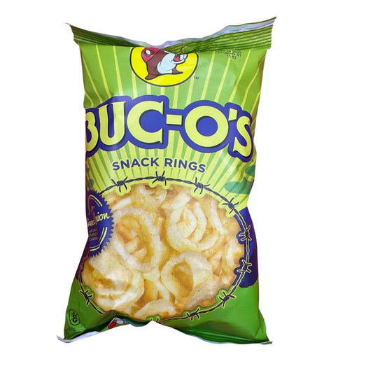 Buc-ee’s Snack Rings sweet onion flavored 2oz bag