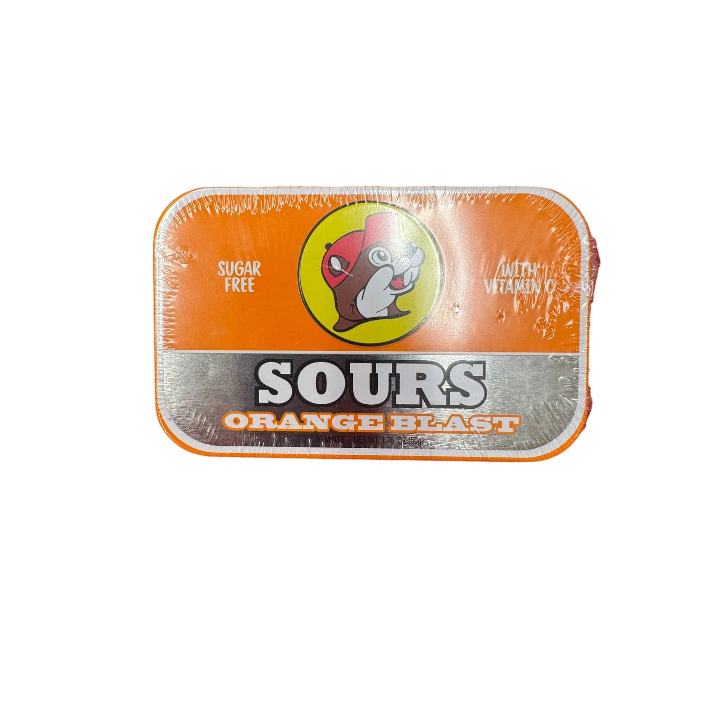 Buc-ee’s Sours candy orange blast flavor